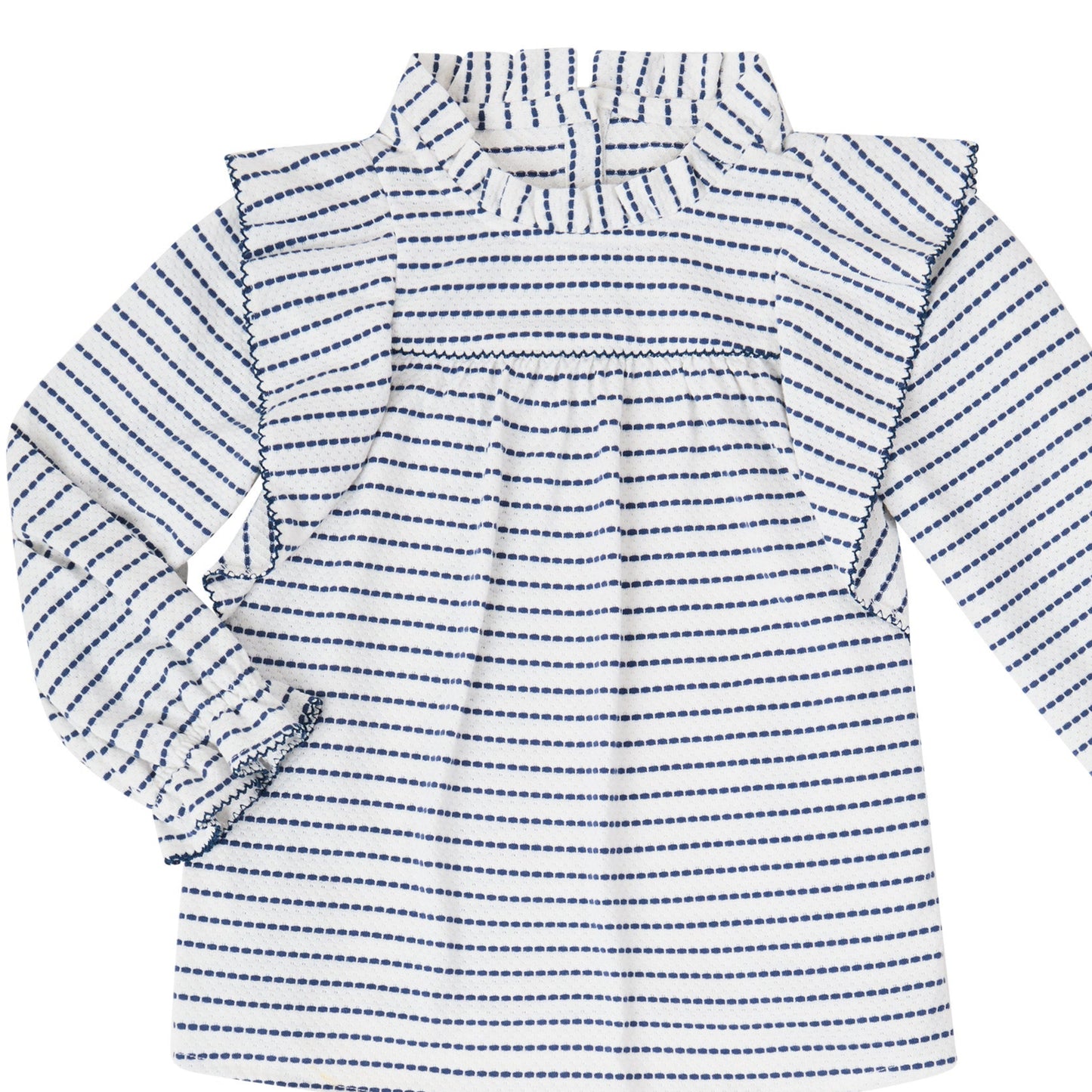 FALDA Y BLUSA RAYA PUNTO