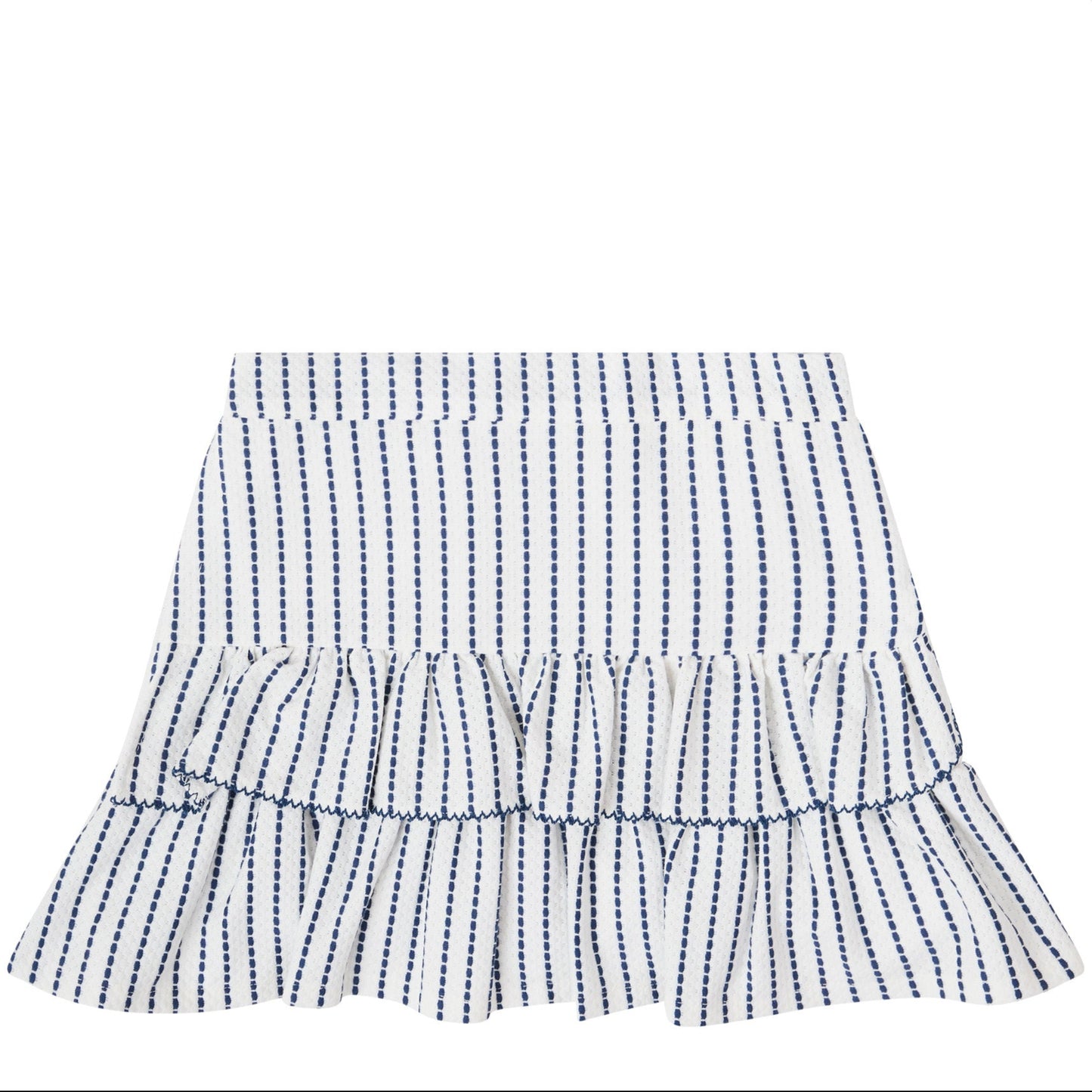 FALDA Y BLUSA RAYA PUNTO