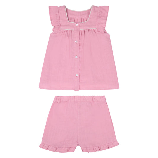 PIJAMA SHORT ROSA