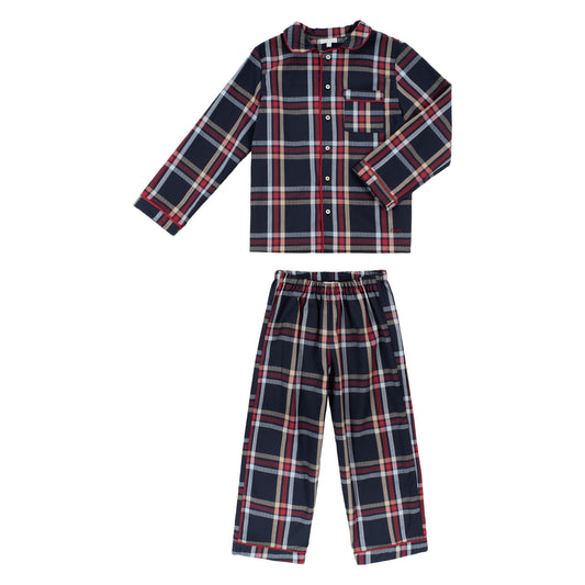 PIJAMA NIÑO CUADROS