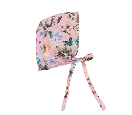 CAPOTA FLORES ROSA OLIVO