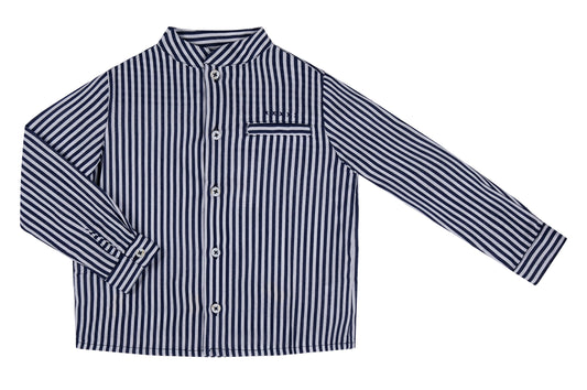 CAMISA RAYAS AZUL MARINO