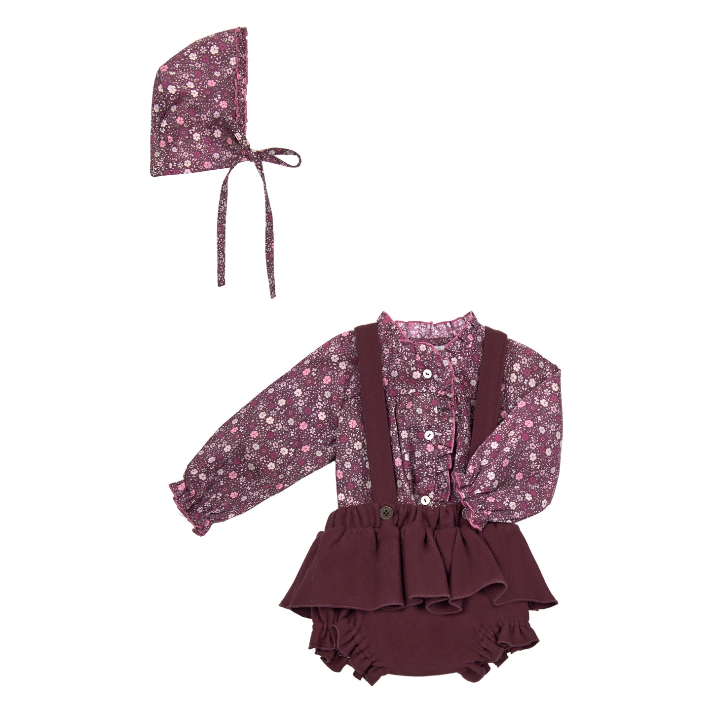 CONJUNTO CALZON TIRANTES CON BLUSA