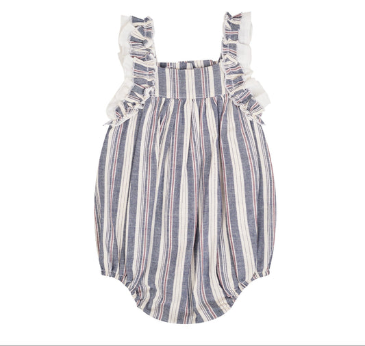 RANITA NIÑA RAYAS AZUL ROJO