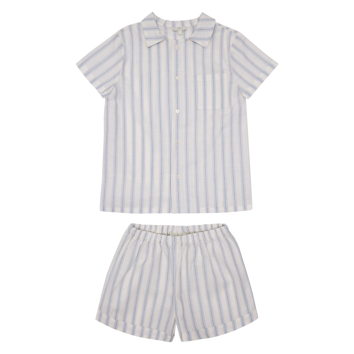 PIJAMA NIÑO BLANCA RAYAS