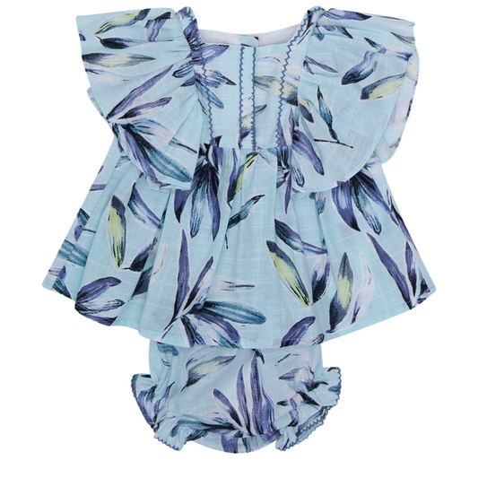 JESUSITO LINO FLORES AZUL CON CALZON