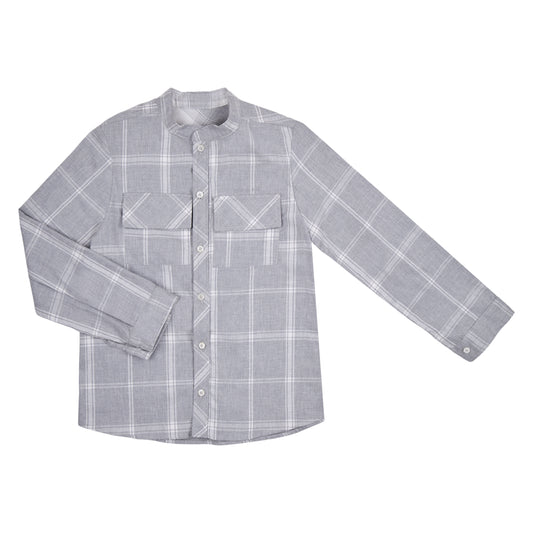 CAMISA CUADRO GRIS
