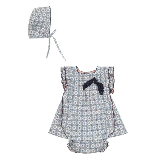 VESTIDO EYELET CON CALZON