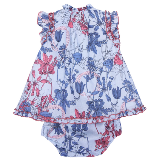 JESUSITO FLORES AZUL CORAL CON CALZON