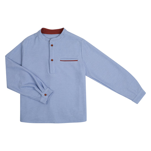 CAMISA AZUL PLUMBAGO