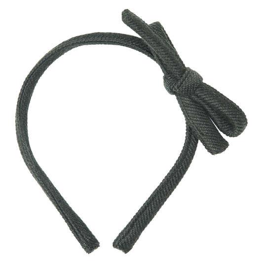 DIADEMA MOÑO VERDE OLIVO