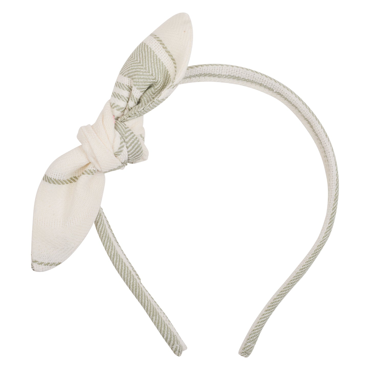 DIADEMA MOÑO RAYAS VERDE