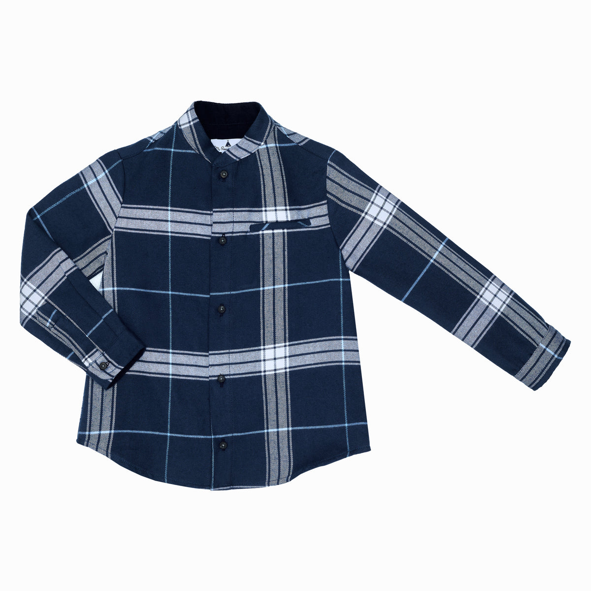CAMISA CUADROS AZUL NAVY