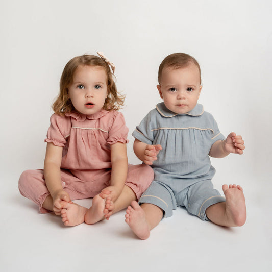 PIJAMA ENTERIZO ROSA BEBE