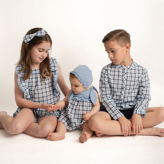 CAMISA CUADROS AZULES