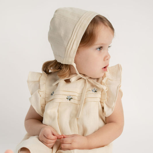 CAPOTA BEIGE BORDADO