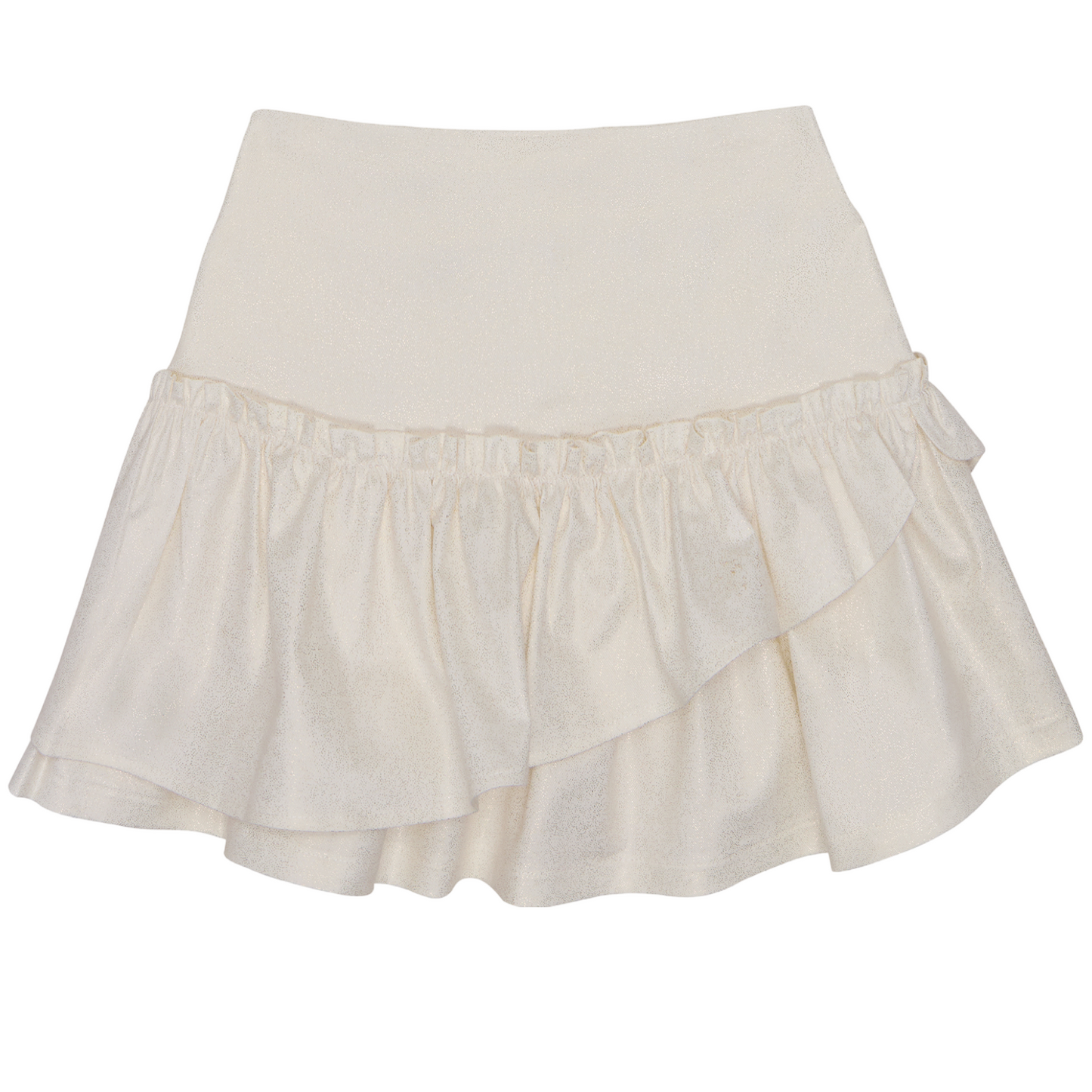 CONJUNTO BLUSA Y FALDA PUNTOS DORADOS