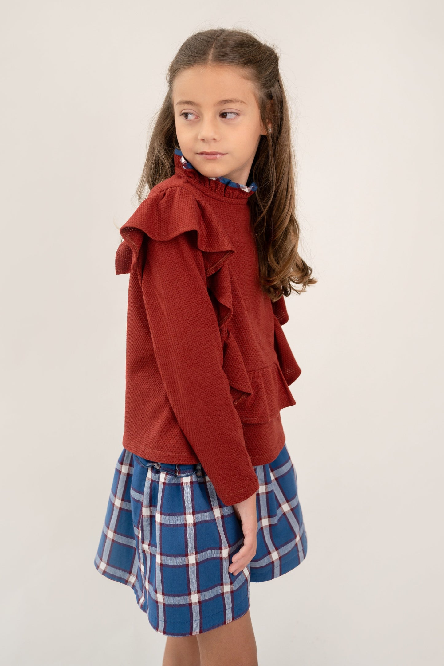 CONJUNTO BLUSA DE PUNTO Y SHORT REVERSIBLE