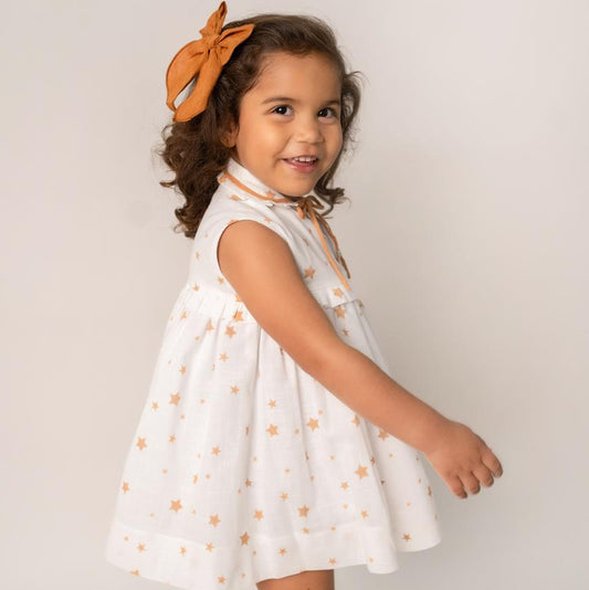 VESTIDO ESTRELLAS CON CUELLO