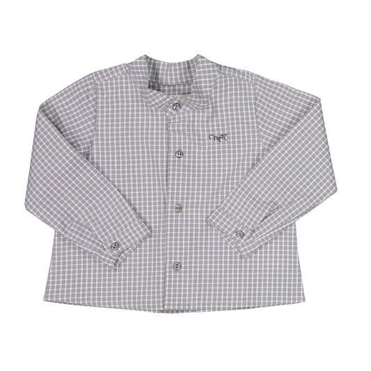 CAMISA CUADROS GRIS
