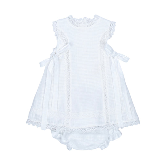 VESTIDO LINO RAYAS CON CALZON