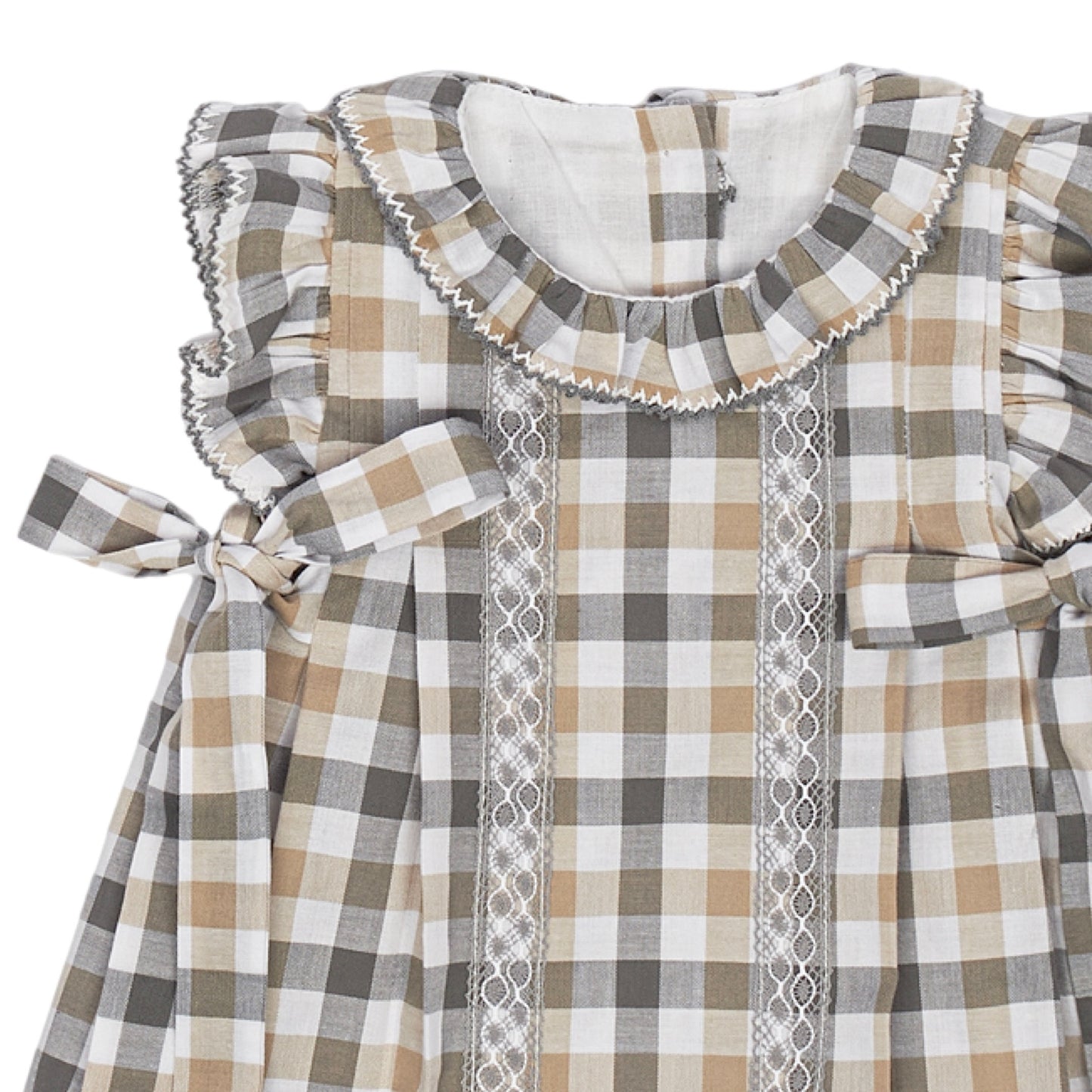 VESTIDO CUADROS CON CALZON