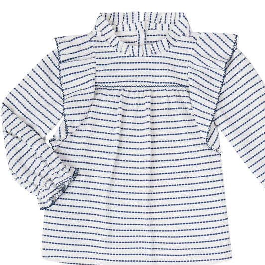 FALDA Y BLUSA RAYA PUNTO