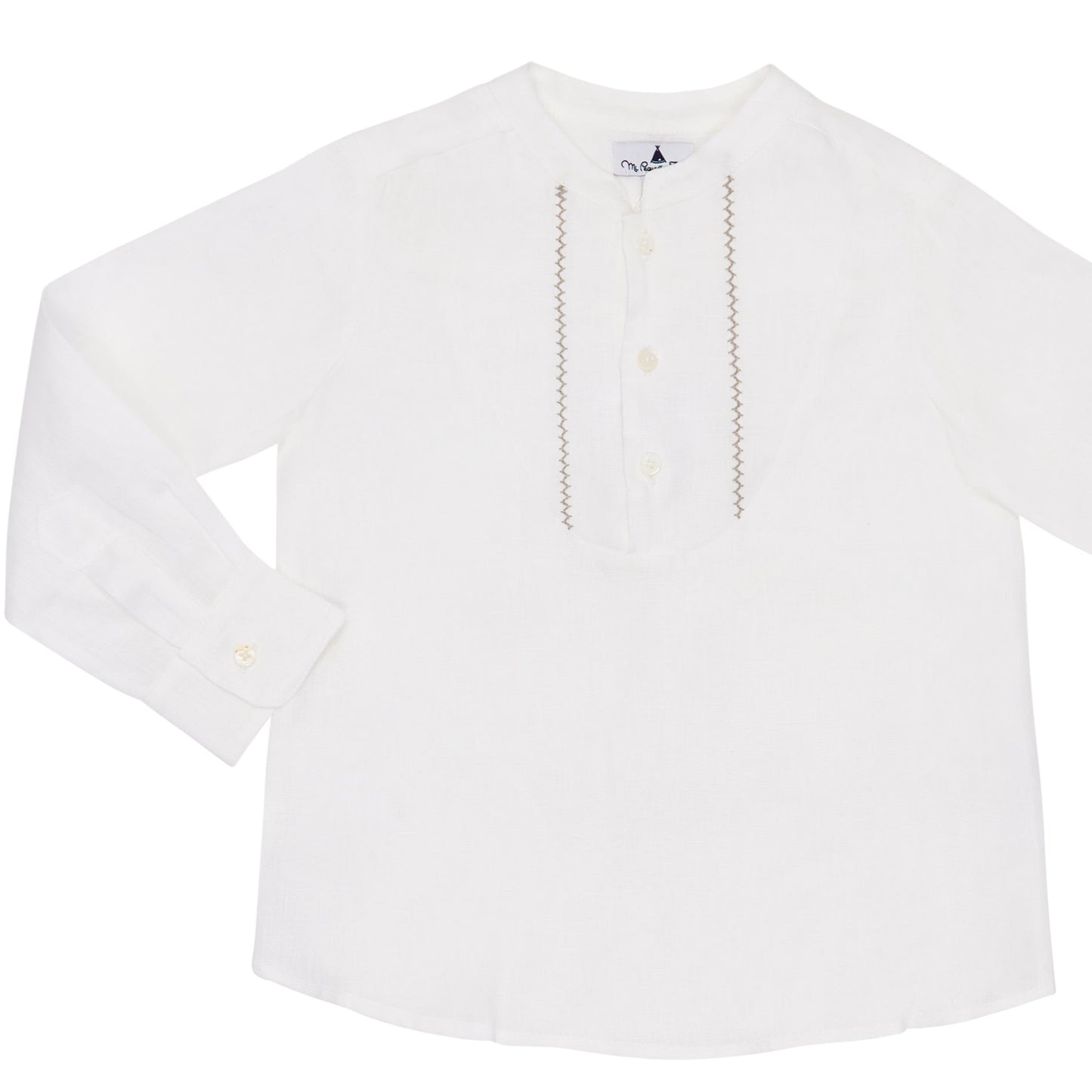 CONJUNTO CAMISA LINO BERMUDA CUADROS CAFÉ