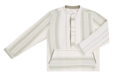 CAMISA RAYAS VERDE