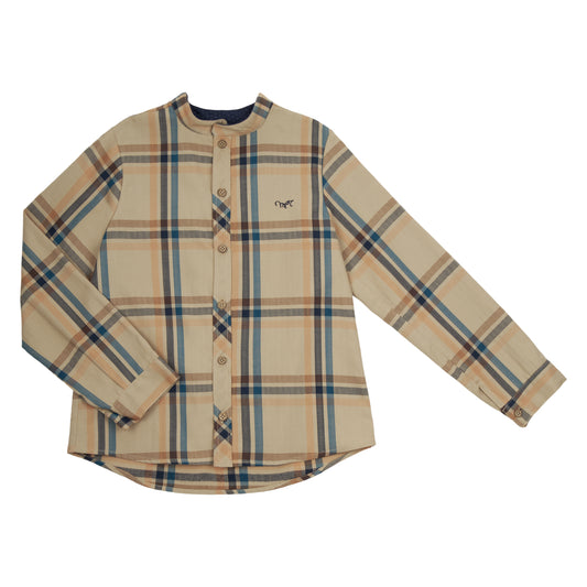 CAMISA CUADROS ARENA