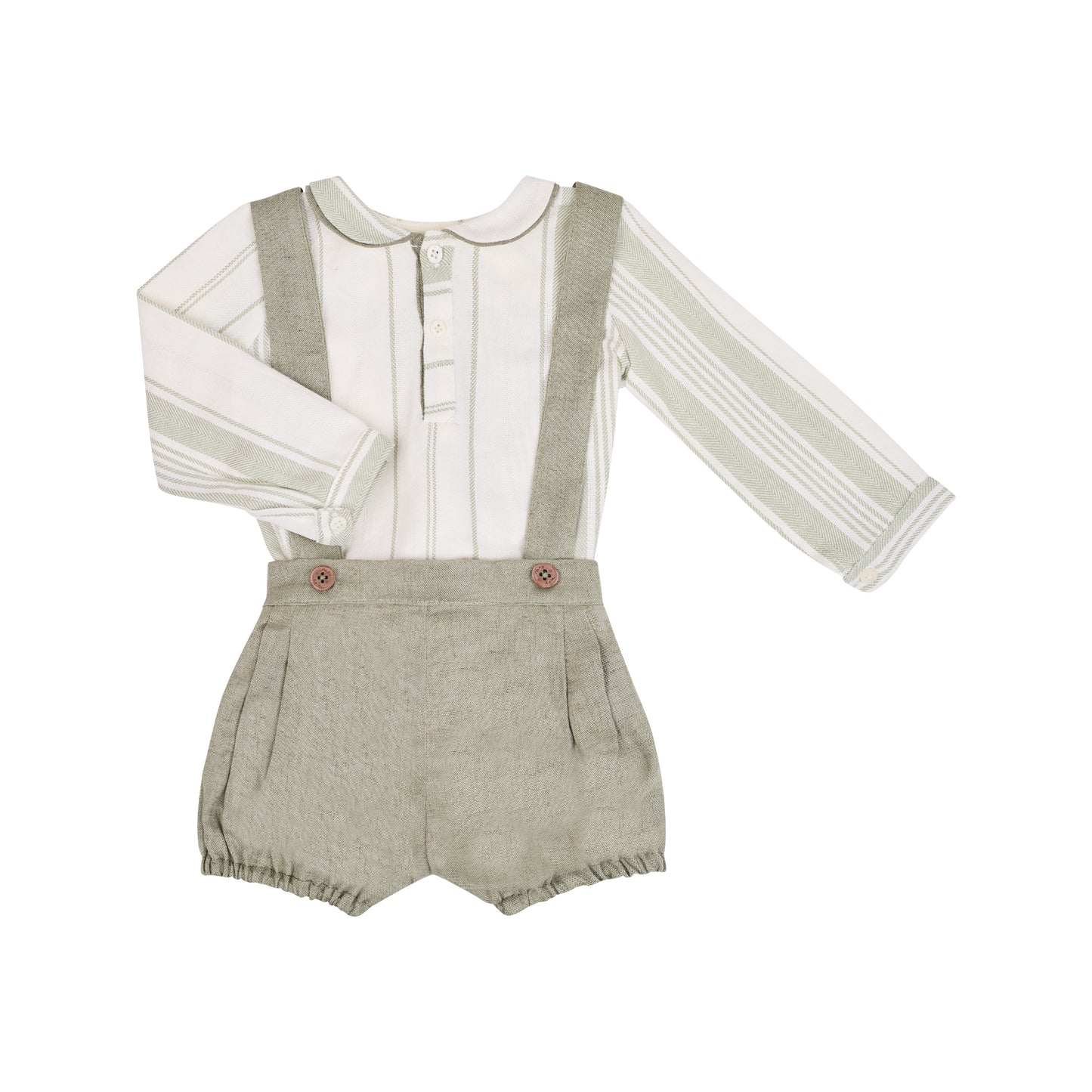 CONJUNTO CAMISA Y SHORT TIRANTE VERDE