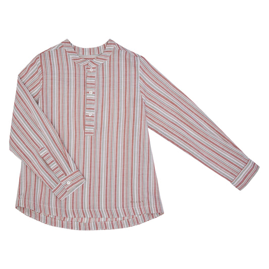 CAMISA RAYAS CORAL