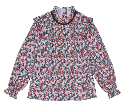 CONJUNTO BLUSA FLORES Y SHORT CHEDRON