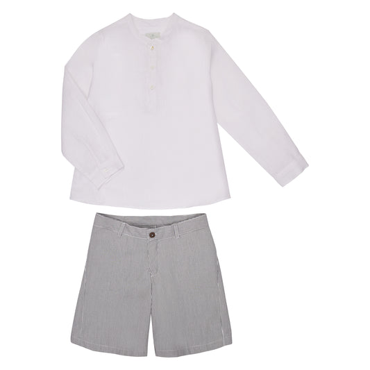 CAMISA LINO BLANCA