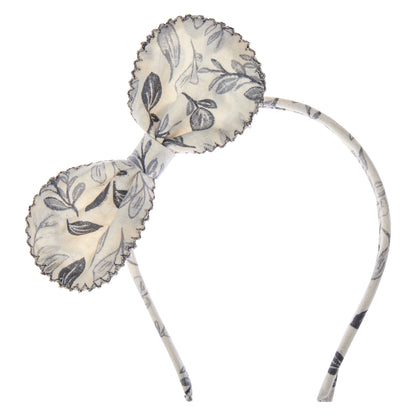 DIADEMA HOJAS GRIS