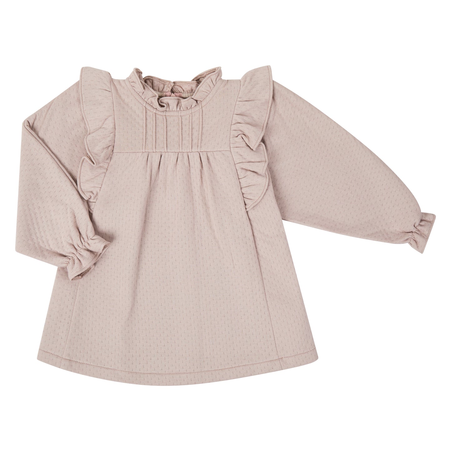 VESTIDO JACKARD ROSA