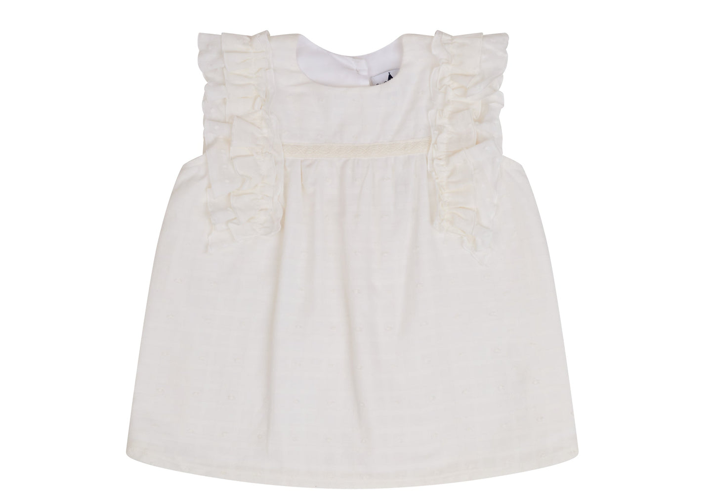 CONJUNTO BLUSA Y FALDA OFF WHITE