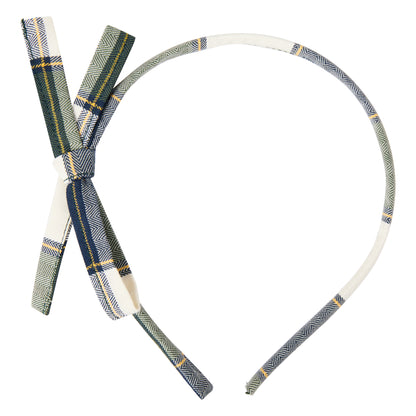 DIADEMA CUADROS VERDE