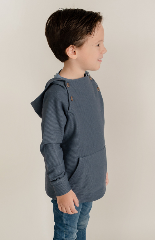 SUDADERA AZUL PLUMBAGO