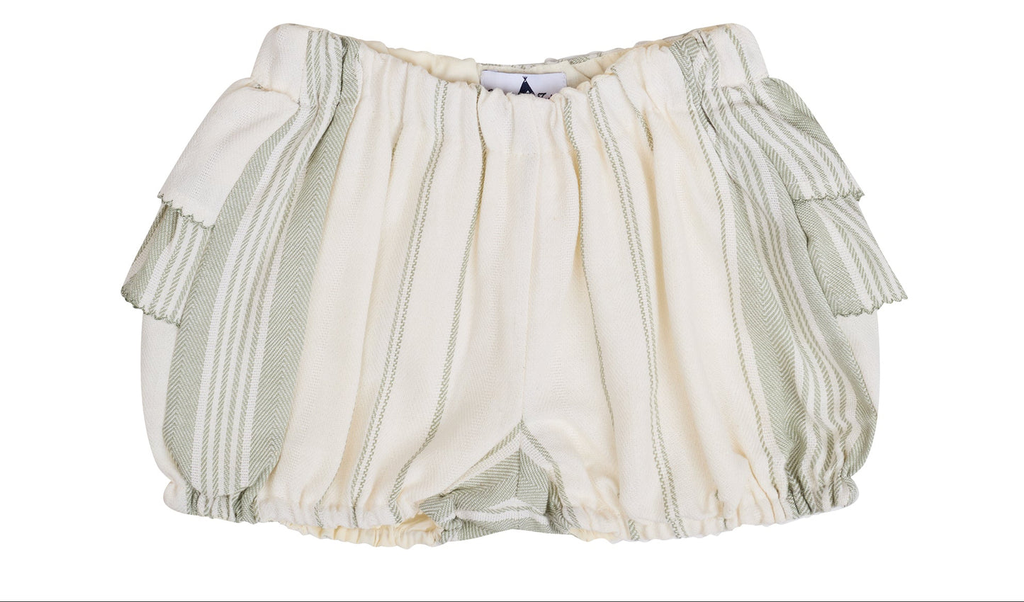 CONJUNTO BLUSA Y SHORT RAYAS VERDE