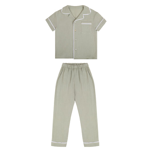 PIJAMA NIÑO VERDE