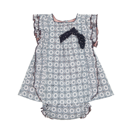 VESTIDO EYELET CON CALZON