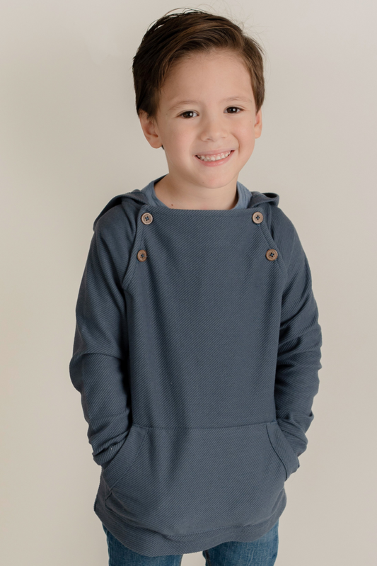 SUDADERA AZUL PLUMBAGO