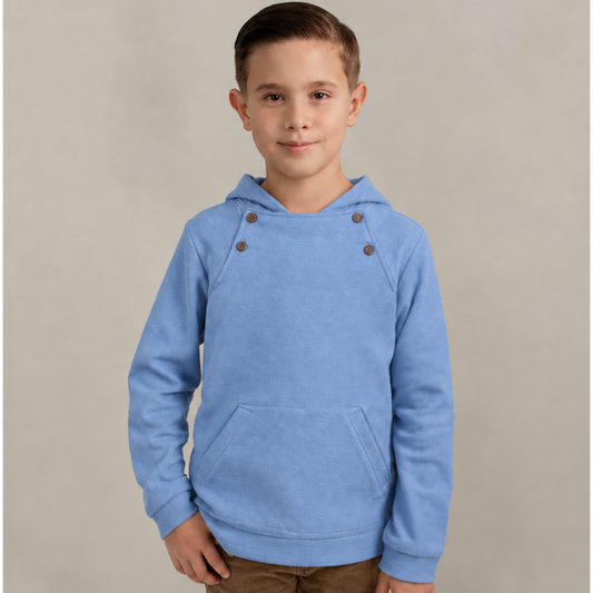SUDADERA AZUL PLUMBAGO