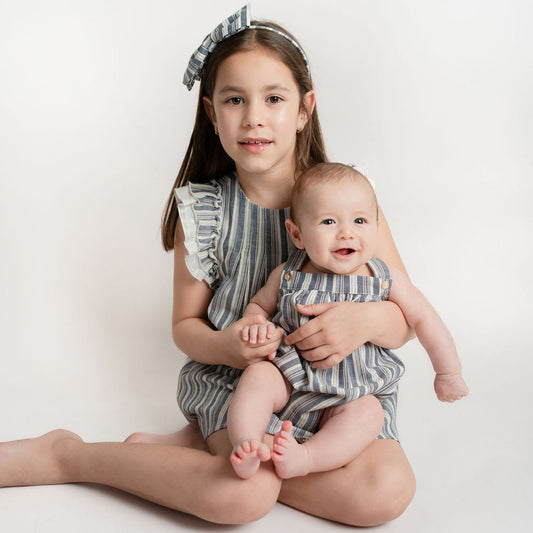 RANITA NIÑO RAYAS AZUL ROJO