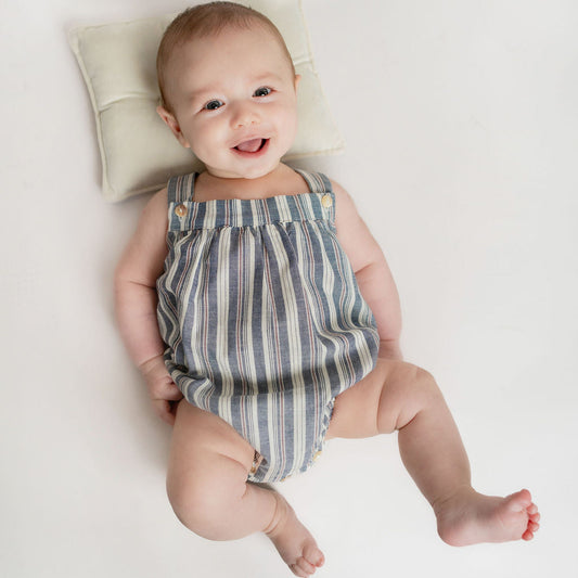 RANITA NIÑO RAYAS AZUL ROJO