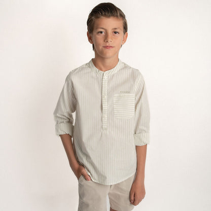CAMISA RAYAS VERDES
