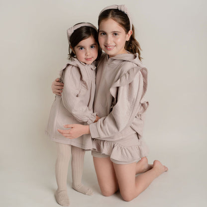 VESTIDO JACKARD ROSA