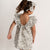 VESTIDO HOJAS GRIS