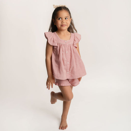 PIJAMA SHORT ROSA
